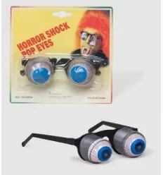 Scherzbrille mit augen augapfel