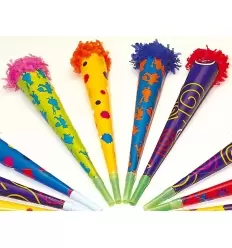 Trompete litografado 25 cm.