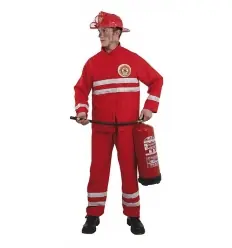 DISFRAZ BOMBERO ADULTO