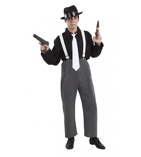 motor El principio voltaje Male gangster costume, adult - Your Online Costume Store