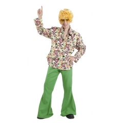 SMIFFY'S Disfraz chándal años 80 verde hombre
