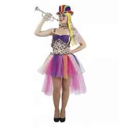 DISFRAZ ARLEQUINA ADULTO