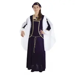 DISFRAZ REYNA MEDIEVAL INFANTIL