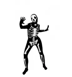 DISFRAZ WALKING BONES NEGRO