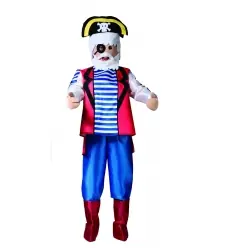 Pirata doll traje do adulto