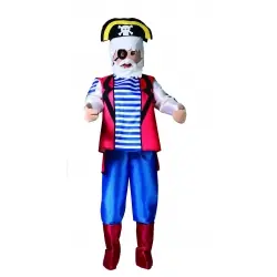 Pirata doll traje do adulto