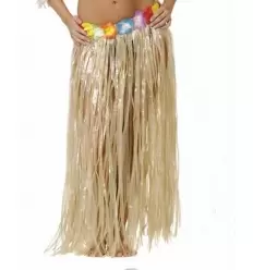 FALDA HAWAIANA BLANCA