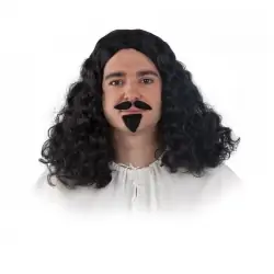 PELUCA MOSQUETERO ONDULADA