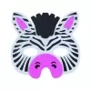 MASCARA CEBRA GOMA EVA