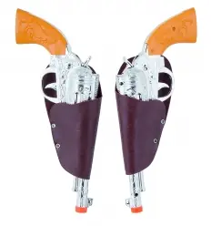 PISTOLERA DOBLE CON CARTUCHERA