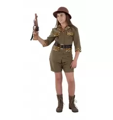DISFRAZ CAZADORA SAFARI INFANTIL