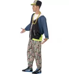 DISFRAZ CHICO HIP HOP DE LOS 80 TALLA UNICA 