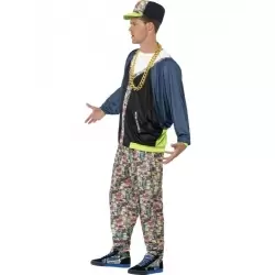 DISFRAZ CHICO HIP HOP DE LOS 80 TALLA UNICA 