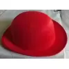SOMBRERO BOMBIN FIELTRO ROJO