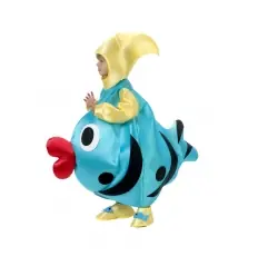 Traje infantil azul fish
