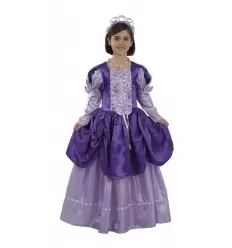 DISFRAZ REINA MORADA INFANTIL