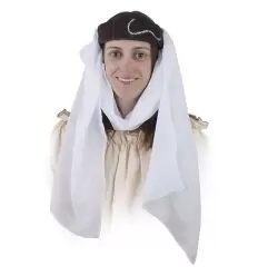 COIFFE MÉDIÉVALE AVEC BRODERIE