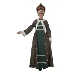 Disfarce de princesa russa mulher
