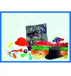 Cotillon lujo sombrero flocado