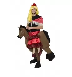 DISFRAZ ROCIERA A CABALLO