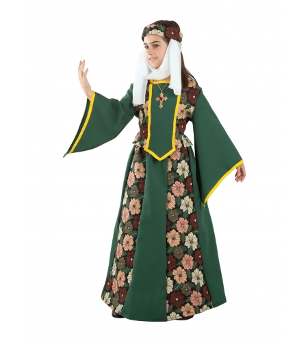 Disfraz de Reina Medieval Sancha mujer