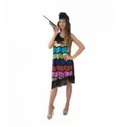 DISFRAZ CHARLESTON MULTICOLOR