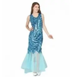 DISFRAZ SIRENA AZUL