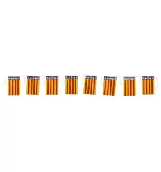 Bandera de plastico de islas baleares