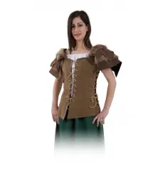 Colete medieval feminino