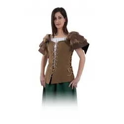 Colete medieval feminino