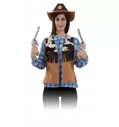 Chaleco vaquero mujer