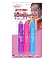 Set face stick girls 3 unids