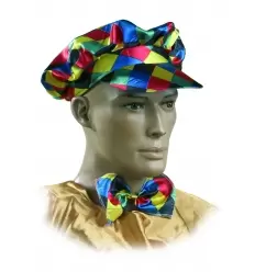 Gorra pajarita arlequina adulto