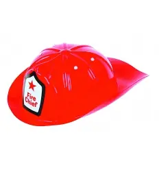 Chapéu de bombeiro de luxo em PVC infantil