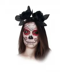 Tiara de flores Catrina