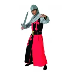 Disfraz medieval cruzado adulto