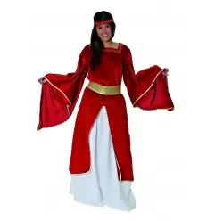 DÉguisement mÉdiÉval demoiselle bordeaux adulte