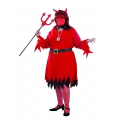 Vestido demonia roja.