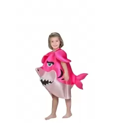 DISFRAZ TIBURON ROSA INFANTIL