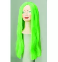 Colour wig with long smooth hair