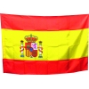 Spanien Flagge mit Halter 20 x 30 cm.