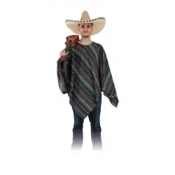 PONCHO MEJICANO ADULTO