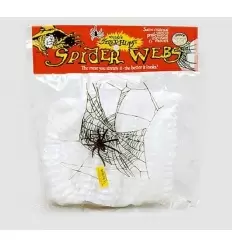 TelaraÑa con araÑa de plastico