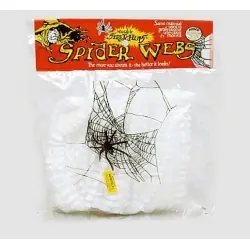 TelaraÑa con araÑa de plastico