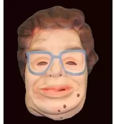 Careta seÑora con gafas