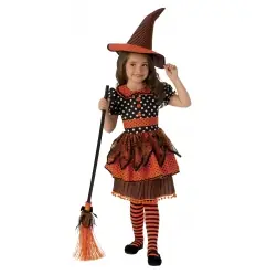 DISFRAZ BRUJA POLKA INFANTIL
