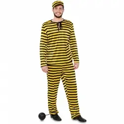 DISFRAZ PRESO AMARILLO ADULTO