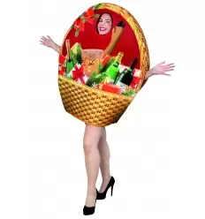 Disfraz cesta de navidad