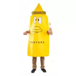 DISFRAZ BOTE DE MOSTAZA