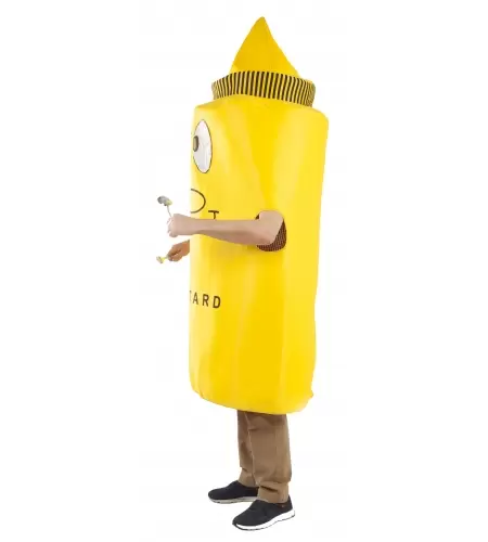 DISFRAZ BOTE DE MOSTAZA